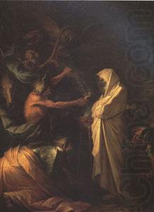 Salvator Rosa The Spirit of Samuel Called up before Saul by the Witch of Endor (mk05) china oil painting image